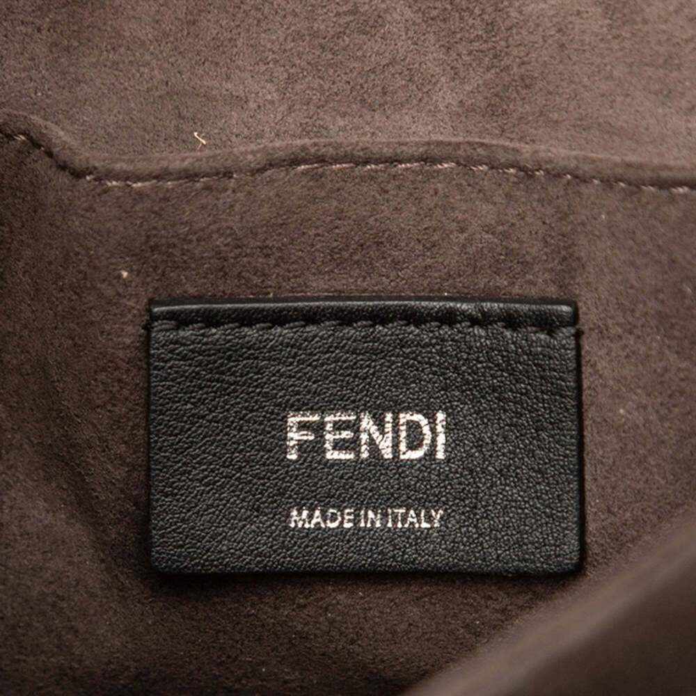 FENDI White Leather Shoulder Bag - Picture 5 of 6
